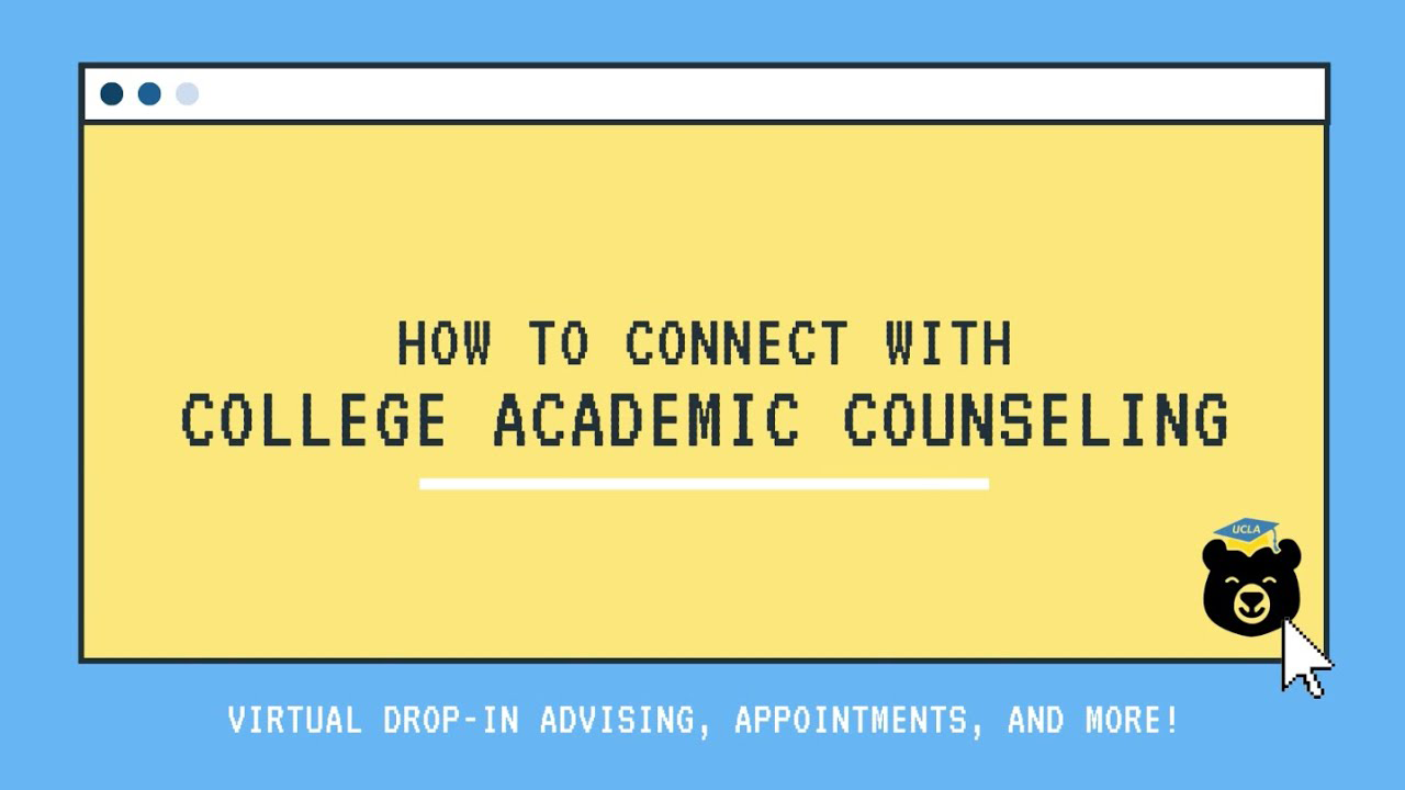 How to Connect with College Academic Counseling